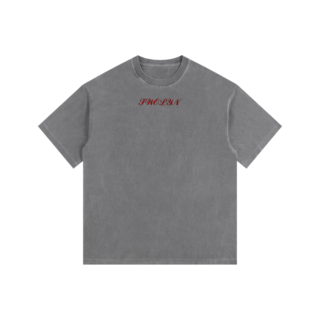 Vintage Washed Oversized Cotton T-Shirt