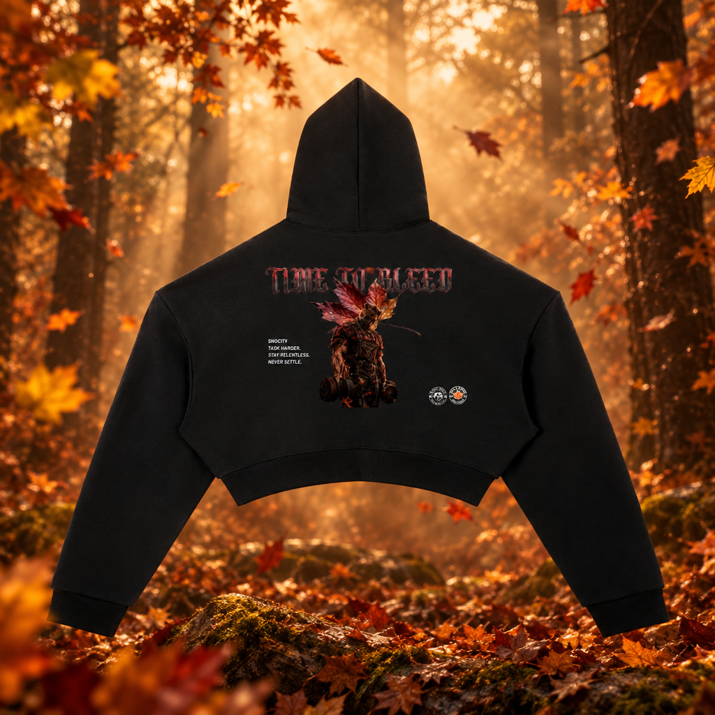 Essential Cropped Hoodie