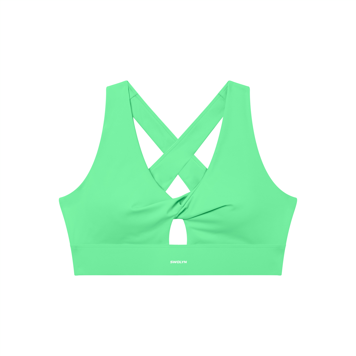 Women's Twist Front V-Neck Sports Bra