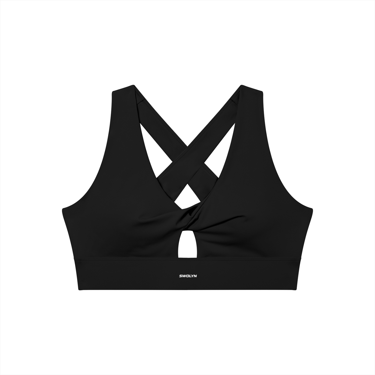 Women's Twist Front V-Neck Sports Bra
