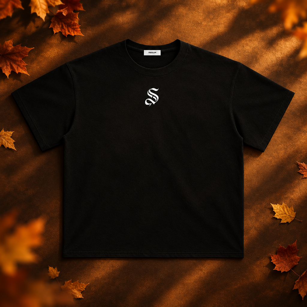 Heavyweight Drop Shoulder Cotton T-Shirt