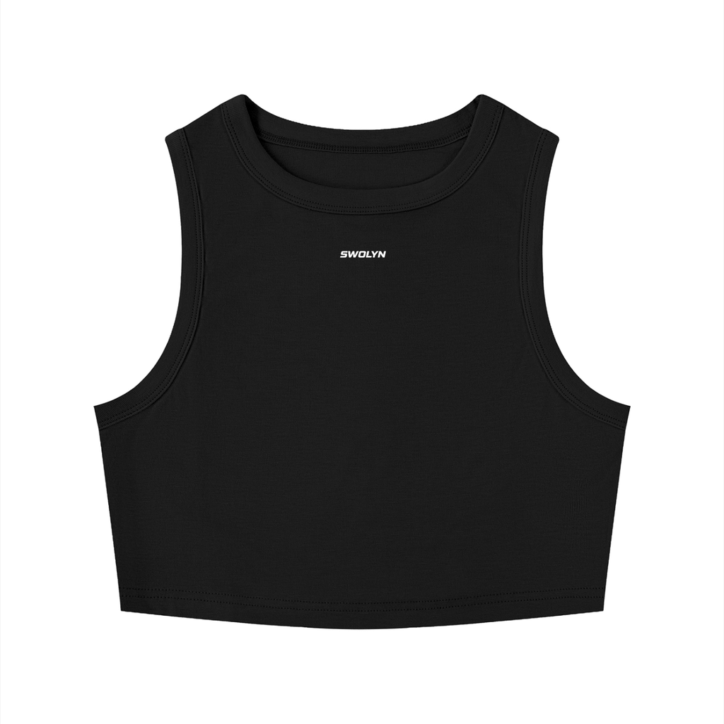 Women's Tight Crewneck Crop Tank Top