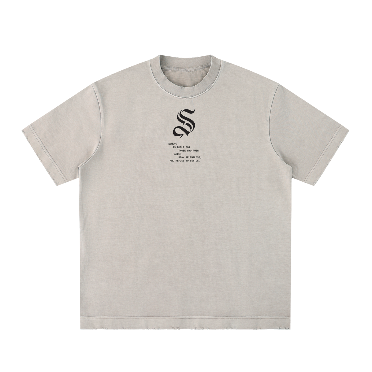 CBUM Heavyweight Vintage Washed Frayed T-Shirt