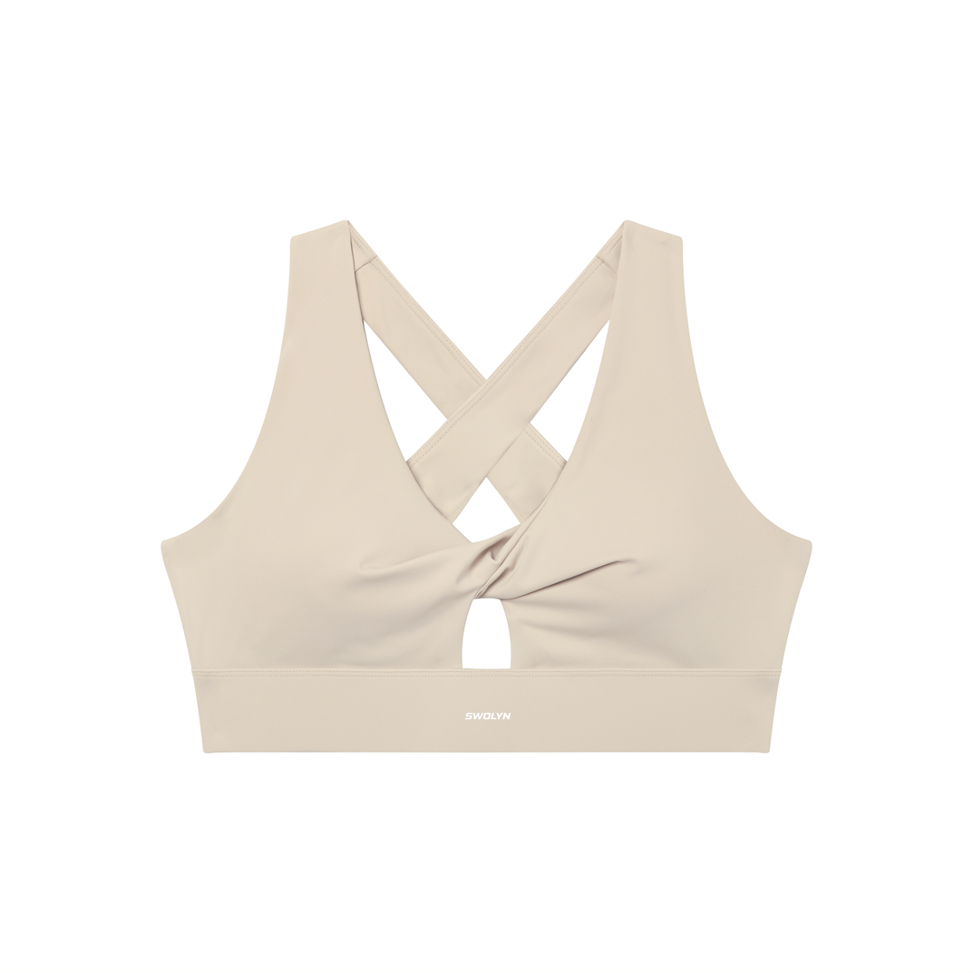 Women's Twist Front V-Neck Sports Bra