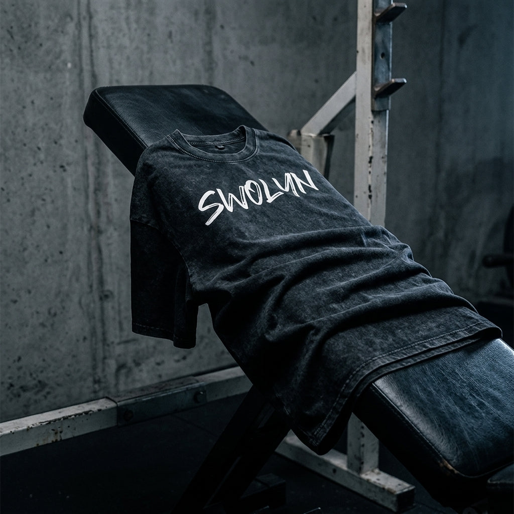 Oversized T-shirt — Gym Environment Lifestyle | Generated by Modelize